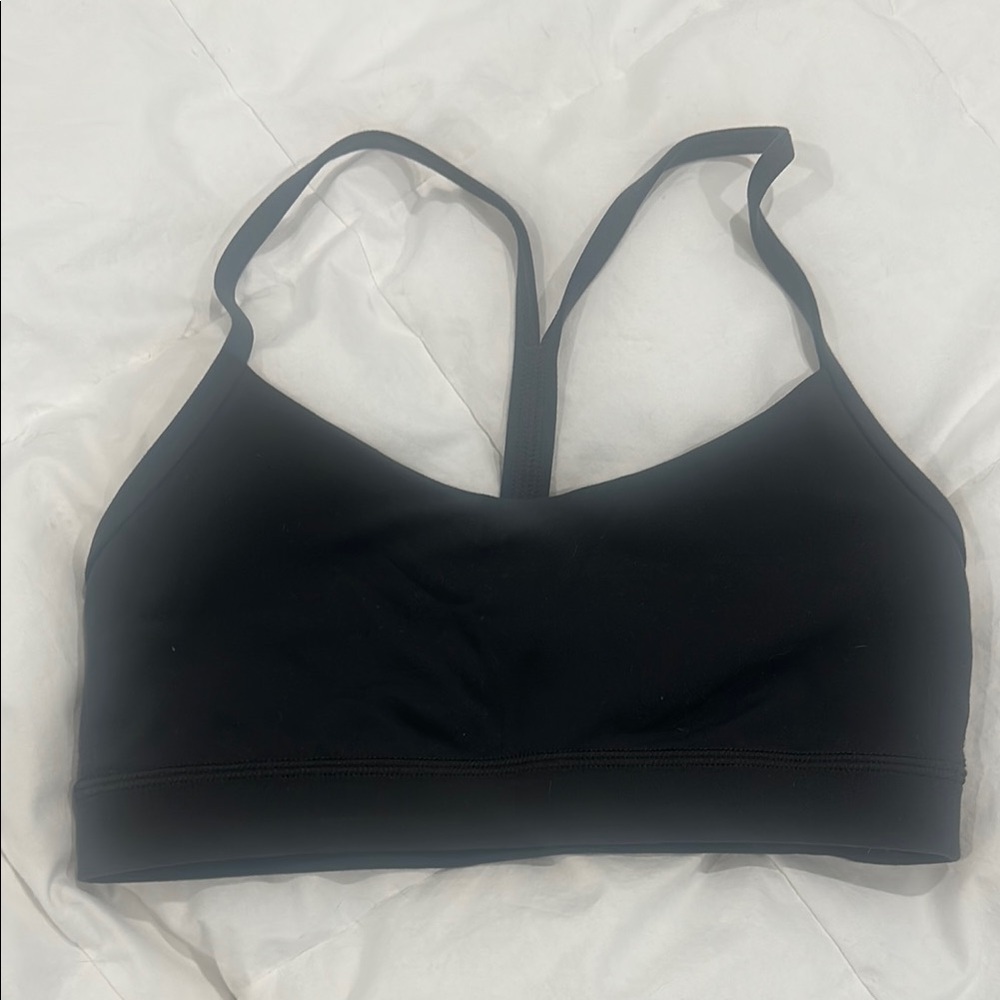 Lululemon Black Sports Bra with Racerback Design